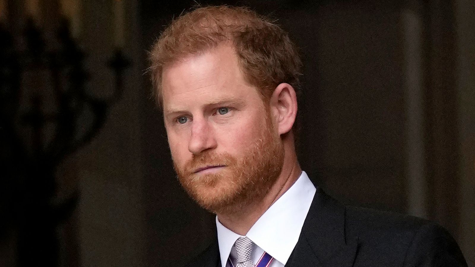 PHOTO: Prince Harry, the Duke of Sussex, departs a service of thanksgiving for the reign of Queen Elizabeth II at St Paul's Cathedral, in London, June 3, 2022.