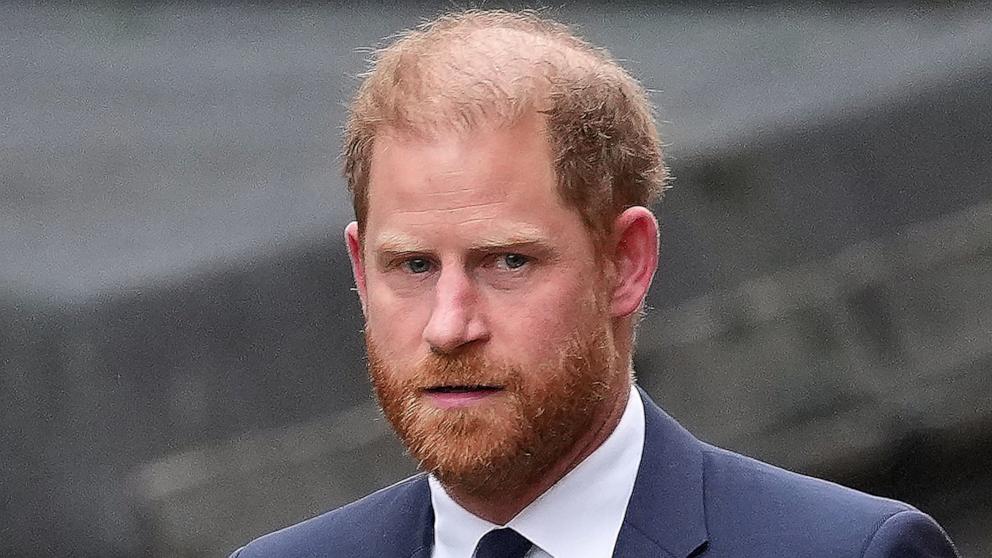 PHOTO: Britain's Prince Harry arrives at London's High Court in London, Jan. 19, 2026.