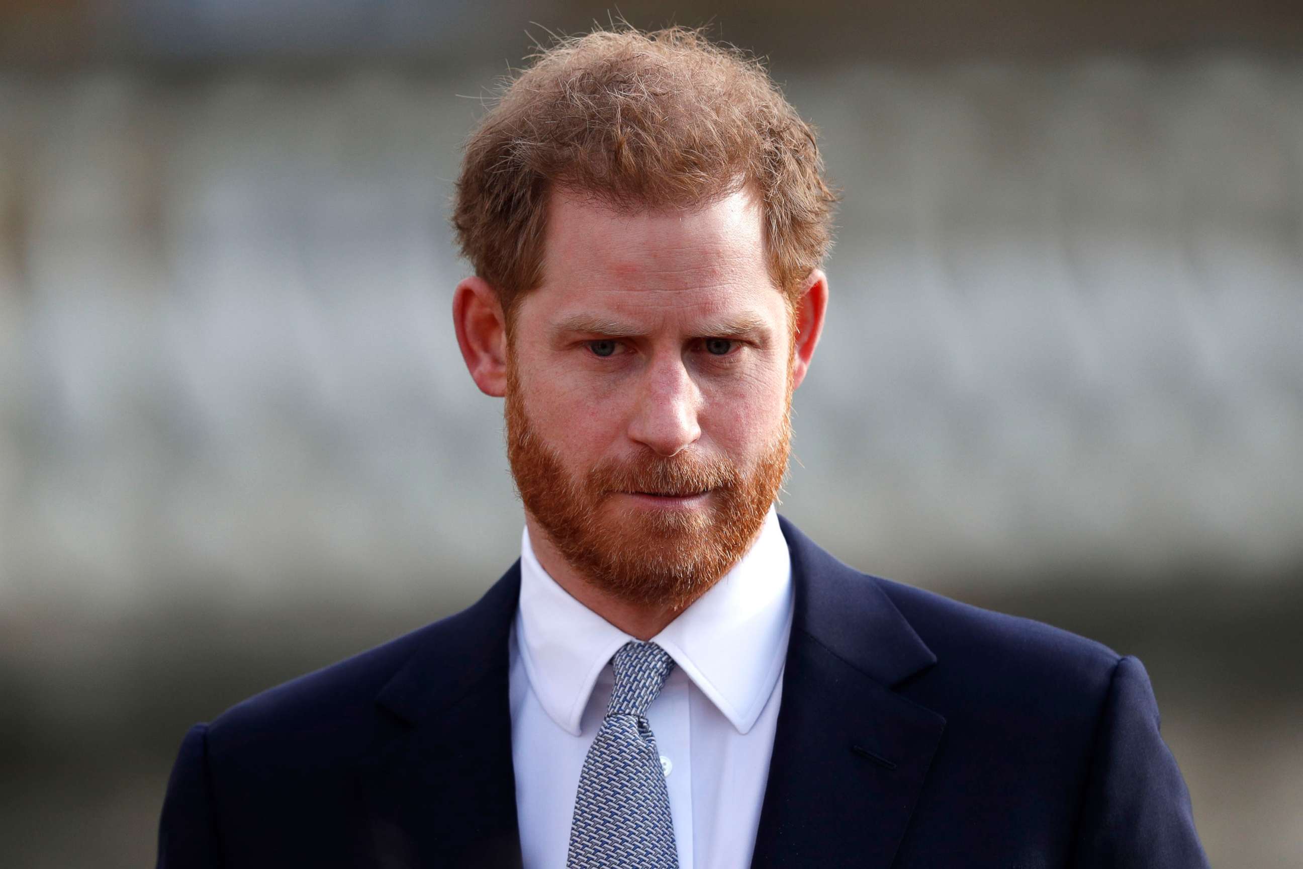 PHOTO: In this Jan. 16, 2020, file photo, Britain's Prince Harry, Duke of Sussex appears at an event at Buckingham Palace in London.