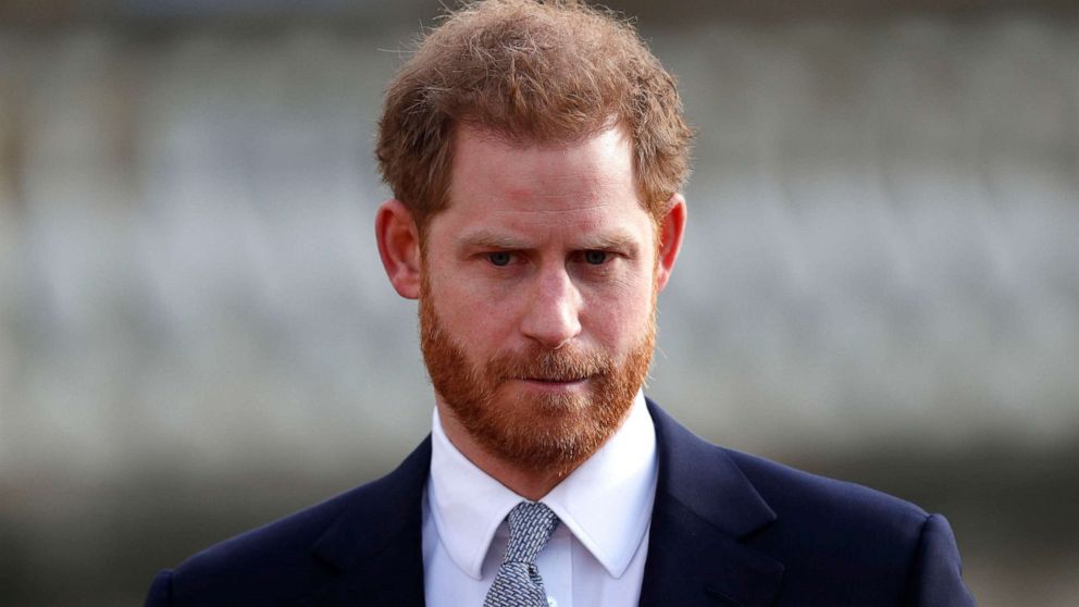 PHOTO: In this Jan. 16, 2020, file photo, Britain's Prince Harry, Duke of Sussex appears at an event at Buckingham Palace in London.