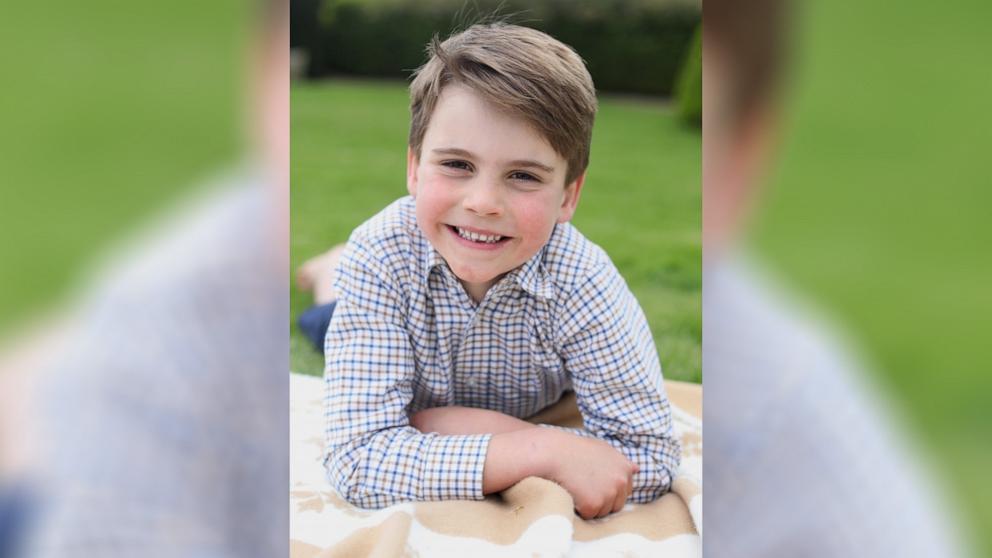 PHOTO: Prince William and Kate shared a photo on social media of their son, Prince Louis, for his sixth birthday. The photo was taken by Kate, according to the social media posting.