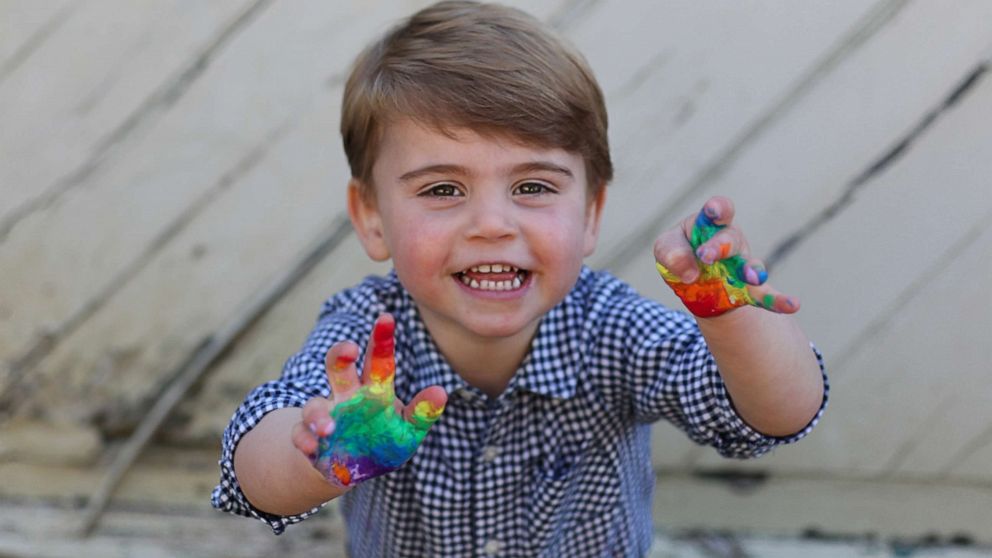 PHOTO: Prince Louis, who celebrates his second birthday on April 23, 2020, is pictured in an undated handout photo taken by his mother, the Duchess of Cambridge, in Britain.