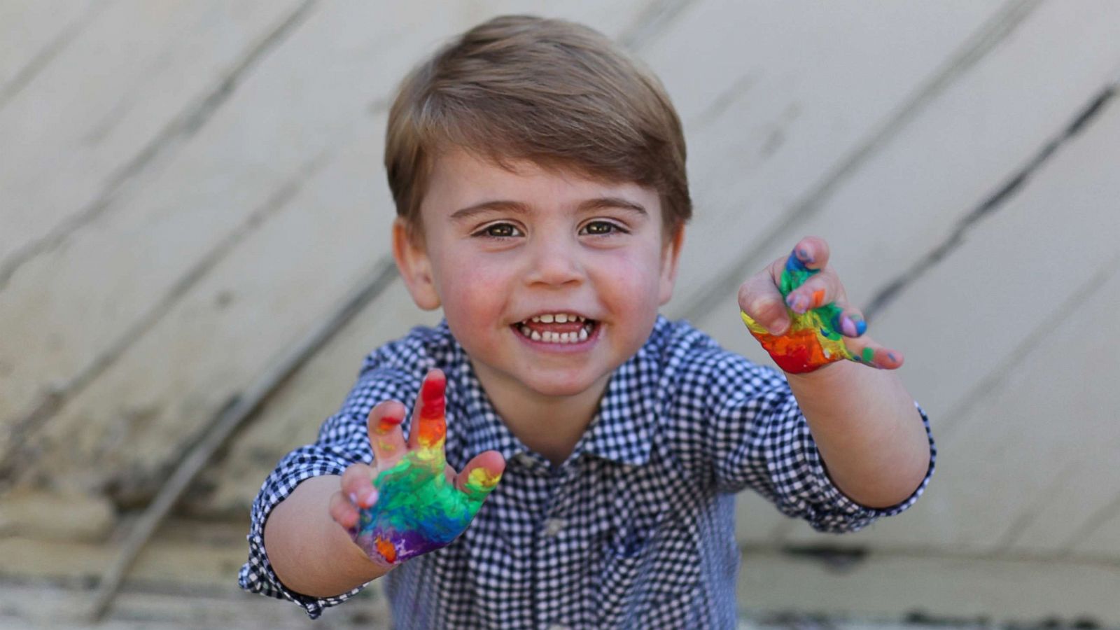 PHOTO: Prince Louis, who celebrates his second birthday on April 23, 2020, is pictured in an undated handout photo taken by his mother, the Duchess of Cambridge, in Britain.