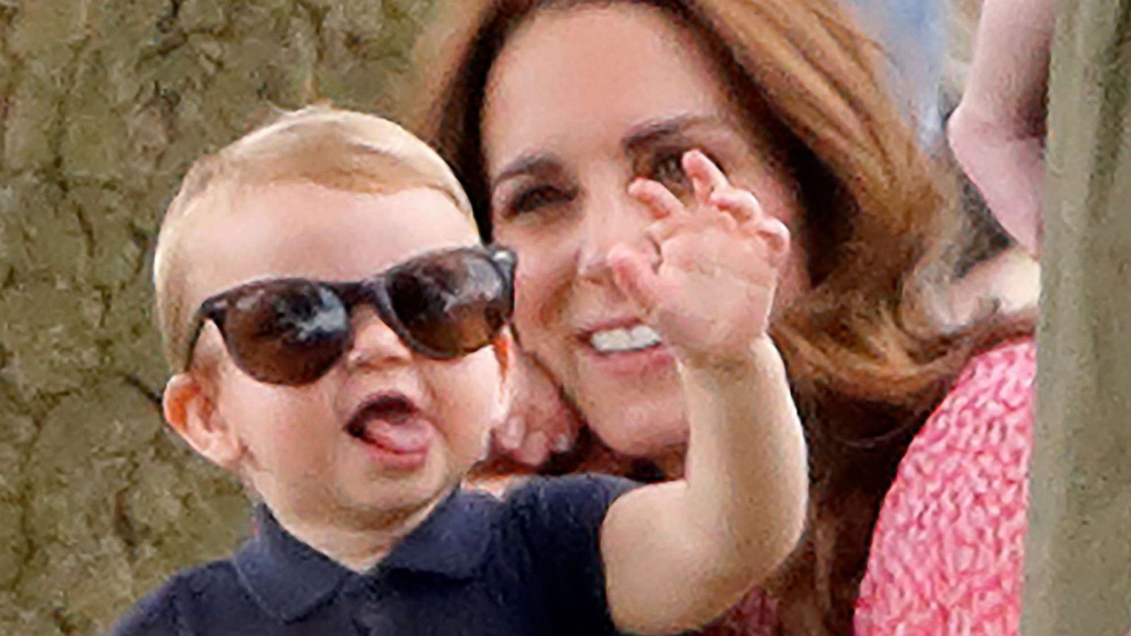 PHOTO: Prince Louis of Cambridge and Catherine, Duchess of Cambridge attend the King Power Royal Charity Polo Match in Wokingham, England, July 10, 2019.