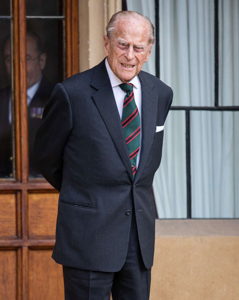 PHOTO: Prince Philip, Duke of Edinburgh during the transfer of the Colonel-in-Chief of The Rifles at Windsor Castle on July 22, 2020 in Windsor, England.