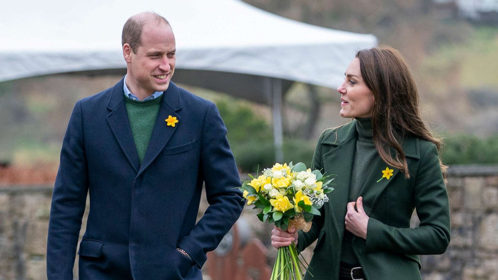 PHOTO: Prince William, Duke of Cambridge and Catherine, Duchess of Cambridge visit the World Heritage Site visitor centre to learn more about the history of Blaenavon and the importance of the Ambassador programe on March 1, 2022 in Pontypool, Wales.