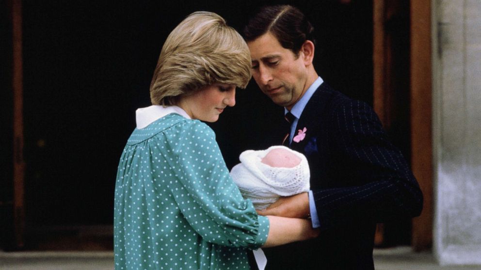 PHOTO: Prince Charles, Prince of Wales and Diana, Princess of Wales, leave St. Mary's Hospital in Paddington with their newborn son, Prince William, June 22, 1982.