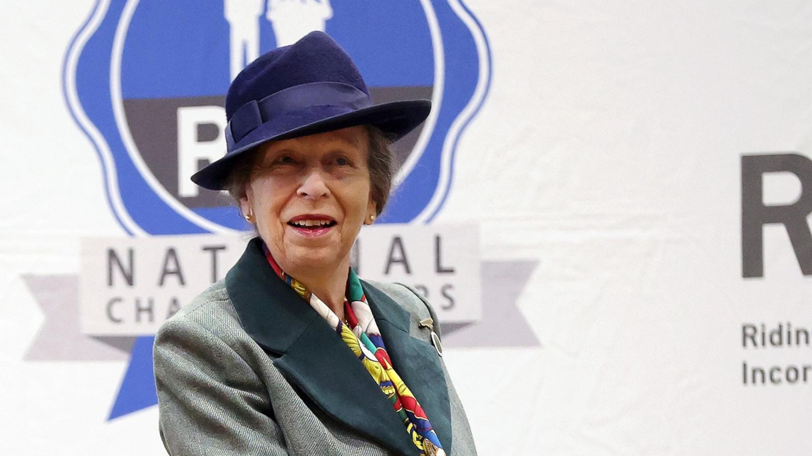 PHOTO: Princess Anne, Princess Royal visits the Riding for the Disabled Association (RDA) National Championships at Hartpury University and Hartpury College on July 12, 2024 in Gloucester, England.