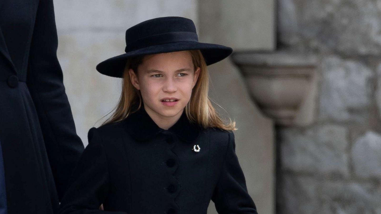 PHOTO: Princess Charlotte leaves Westminster Abbey in London at the end of the State Funeral Service for Queen Elizabeth II, on Sept. 19, 2022.