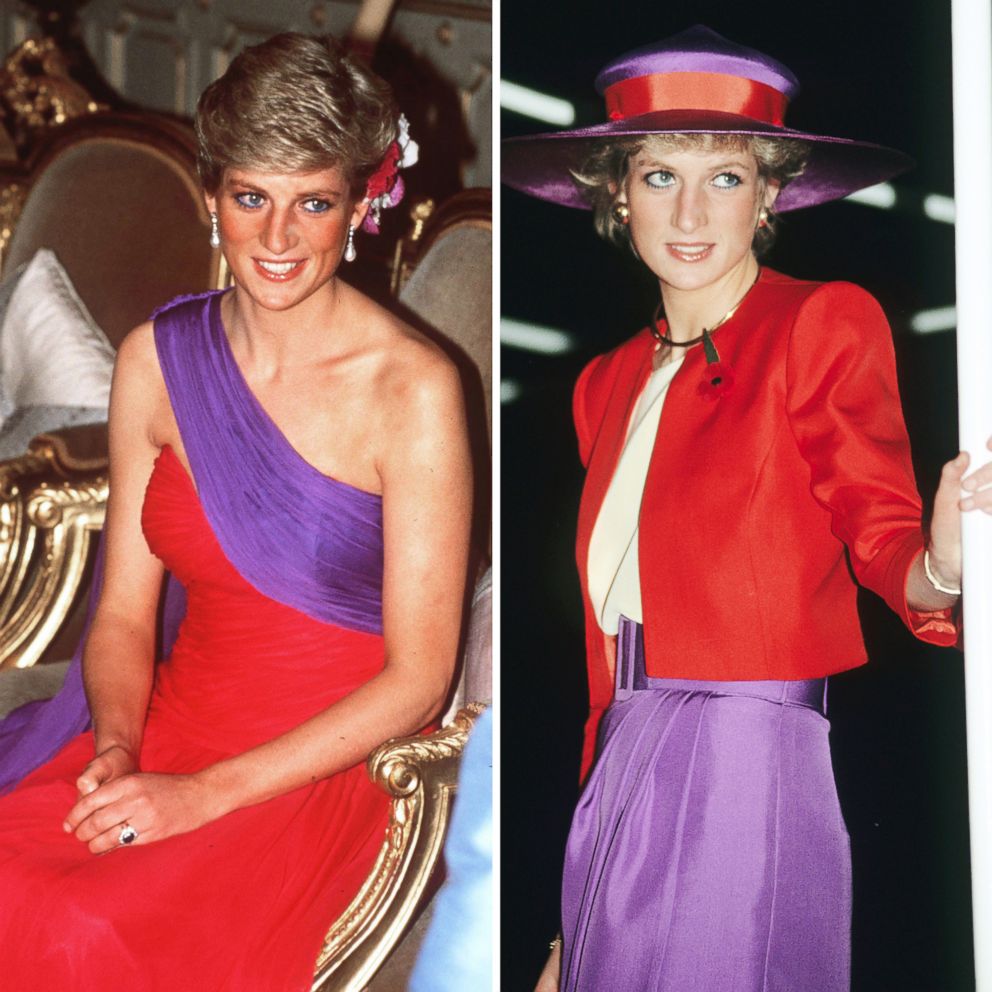 PHOTO: Princess Diana visits Bangkok in 1988, left, and Hong Kong in 1989.
