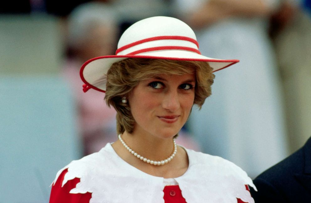 PHOTO: Diana, Princess of Wales, during a state visit to Edmonton, Alberta, Canada.