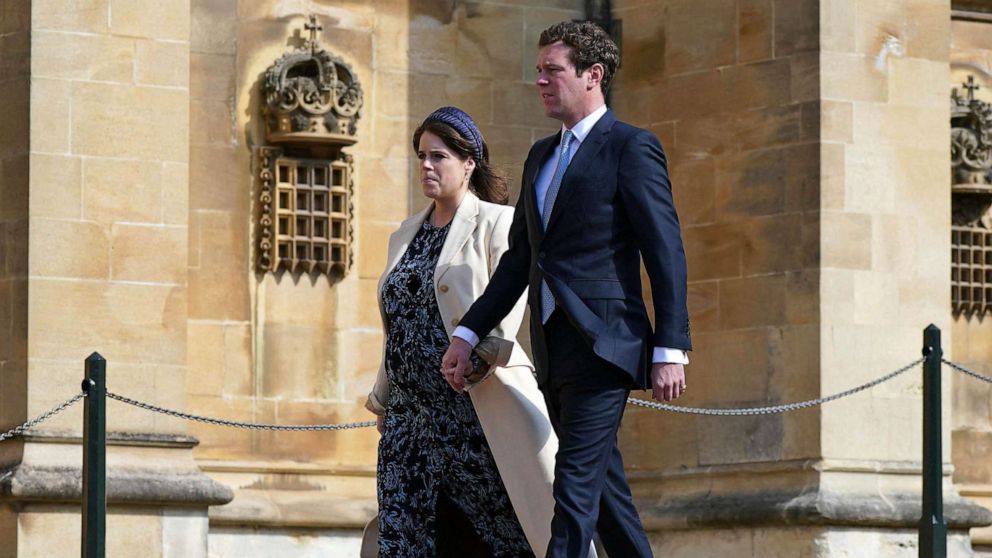 VIDEO: The exchanging of vows took place less than six months after Prince Harry and Meghan Markle's high-profile wedding, and in the same chapel where the Duke and Duchess of Sussex wed in May.
