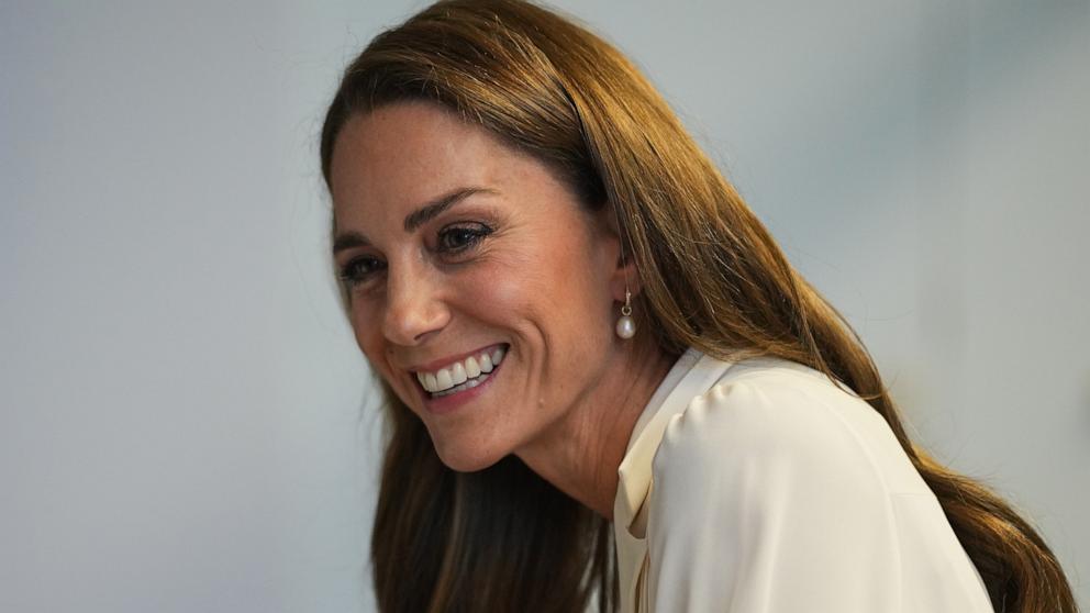 PHOTO: Britain's Kate, The Princess of Wales, visits Evelina London Children's Hospital in London, July 6, 2026.