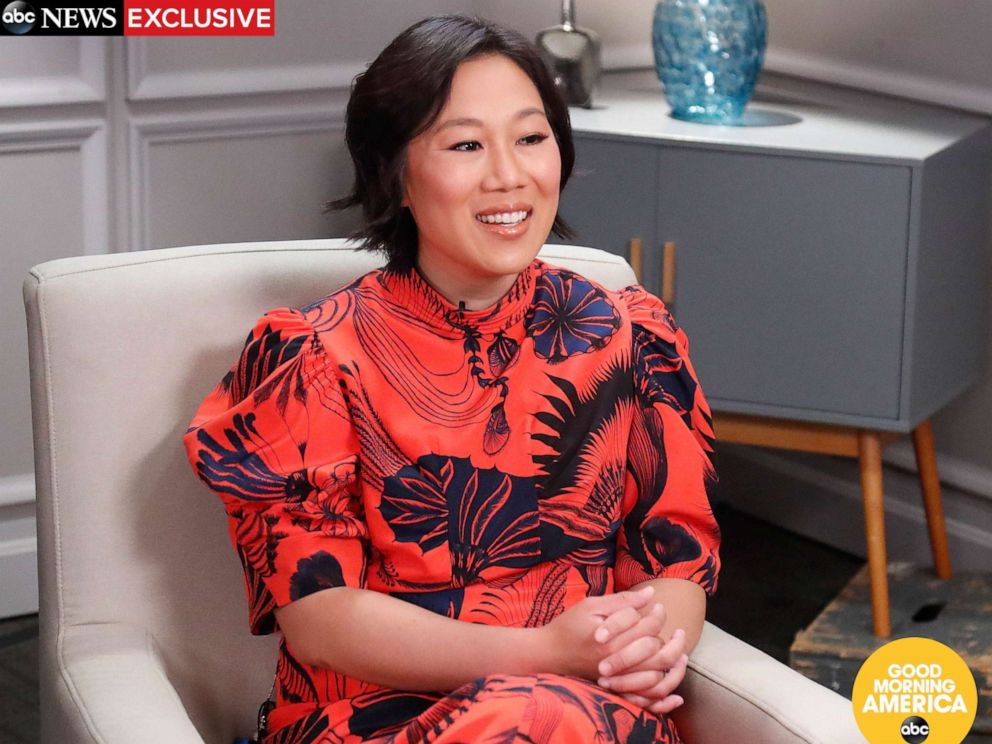 PHOTO: Robin Roberts interviews Priscilla Chan on "Good Morning America," airing July 24, 2019. 