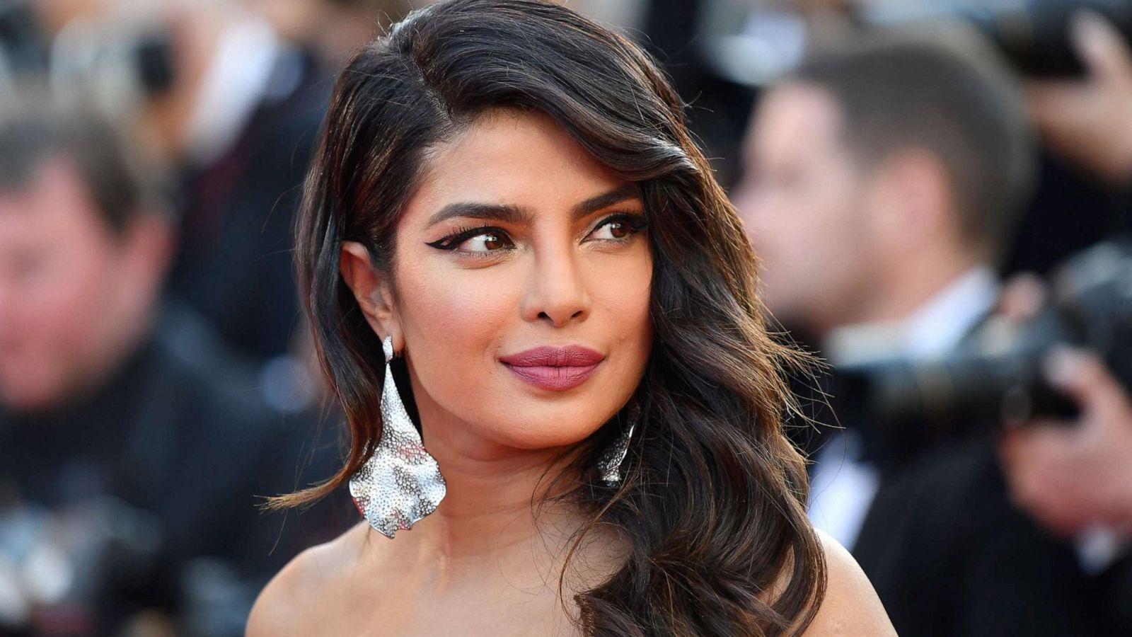 PHOTO: Actress and model Priyanka Chopra poses as she arrives for the screening of the film "5B" at the Cannes Film Festival in France, May 16, 2019.