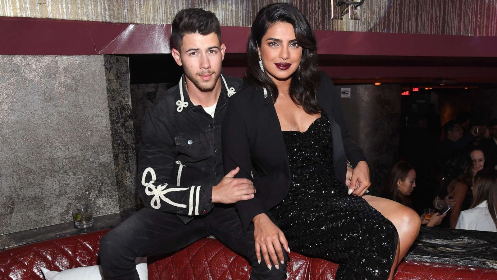 PHOTO: Nick Jonas and Priyanka Chopra Jonas attend an event in Las Vegas, Oct. 10, 2019.