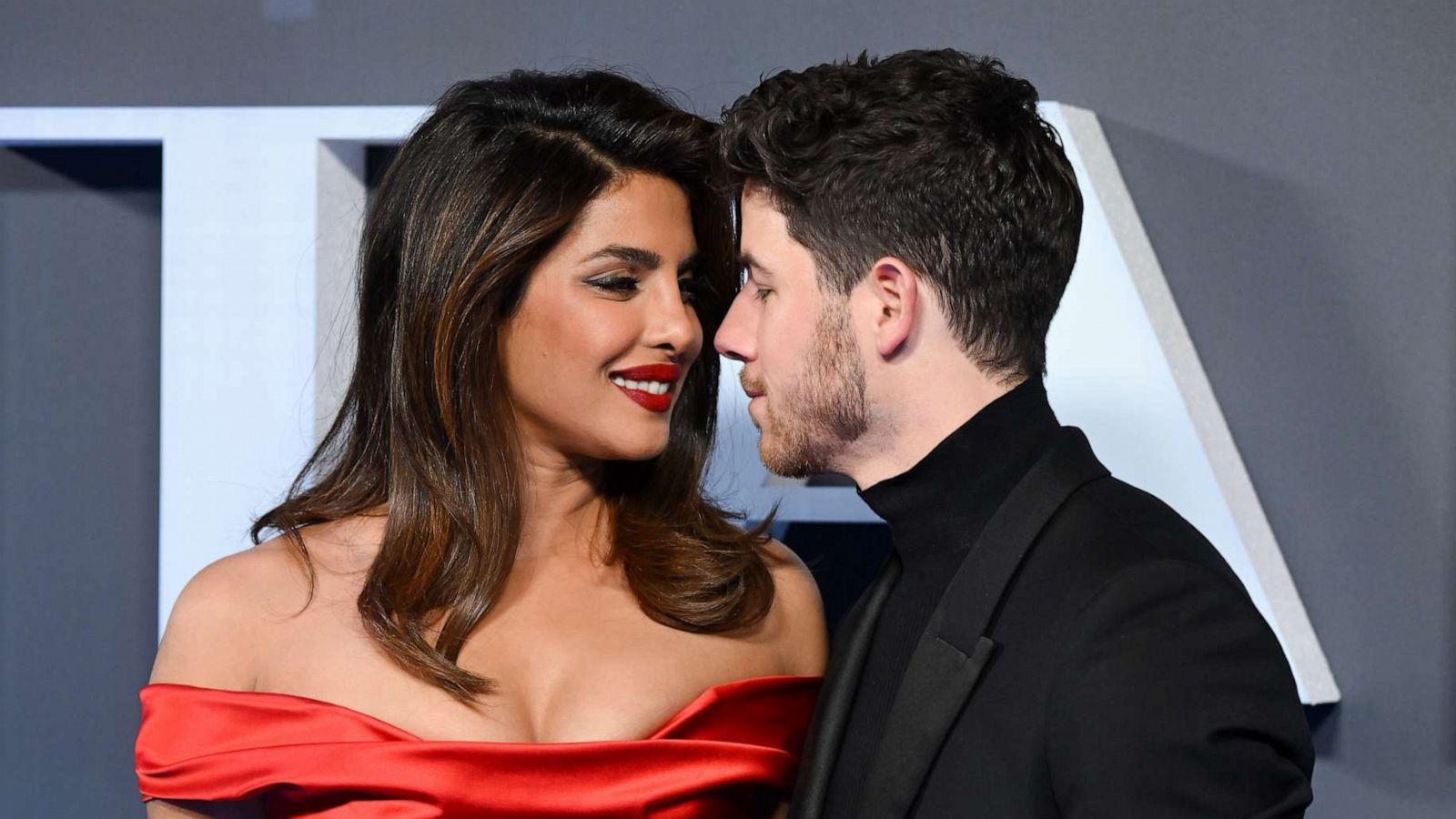 PHOTO: Priyanka Chopra-Jonas and Nick Jonas arrive at the global premiere of "Citadel" on April 18, 2023, in London.