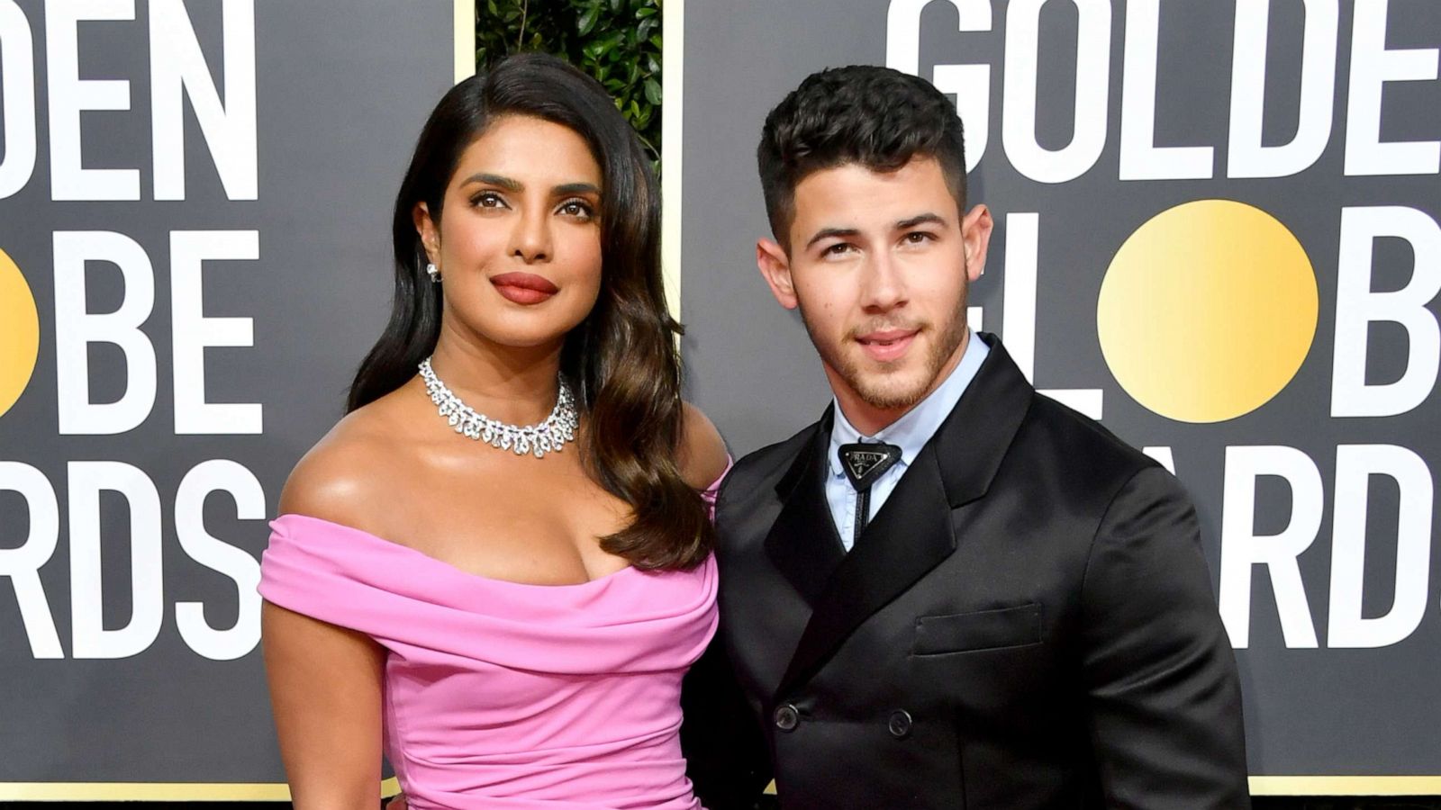 PHOTO: BEVERLY HILLS, CALIFORNIA - JANUARY 05: (L-R) Priyanka Chopra Jonas and Nick Jonas attend the 77th Annual Golden Globe Awards at The Beverly Hilton Hotel on January 05, 2020 in Beverly Hills, California. (Photo by Frazer Harrison/Getty Images)