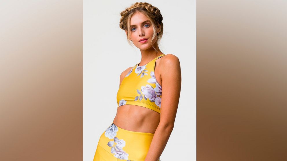 Heart Bra - Golden Floral 