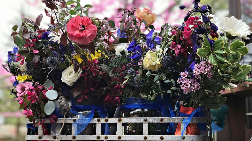 PHOTO: The prom bouquets made by Amy Beausir, the owner of Molly & Myrtle, a local flower arrangement business in Indianapolis, Ind.