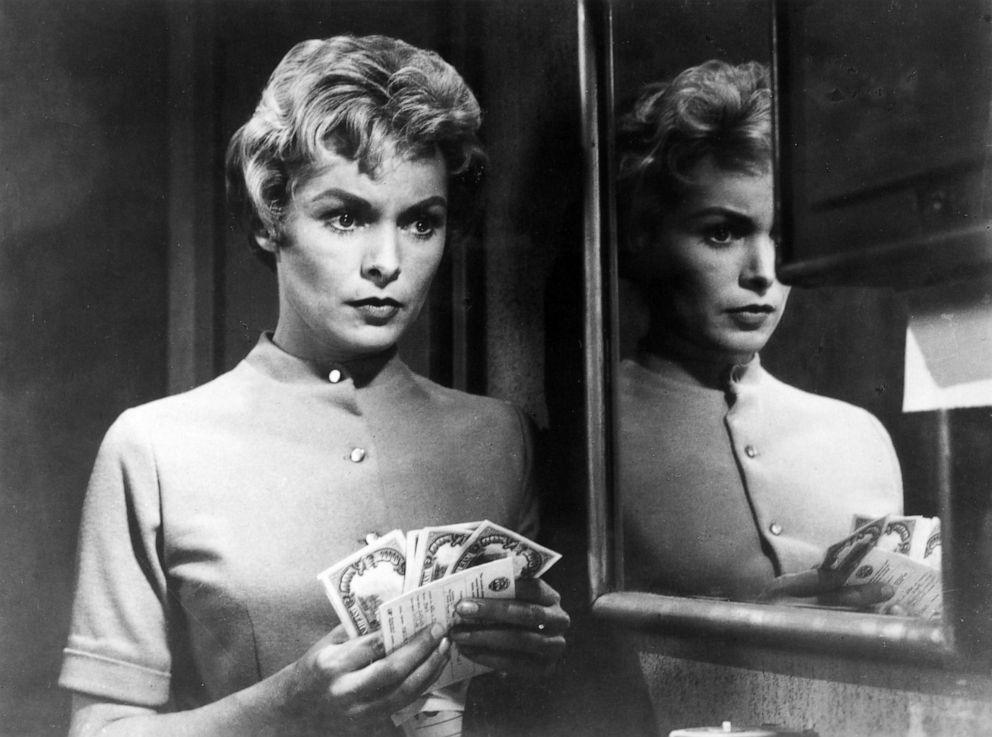 PHOTO: Janet Leigh in a scene from Alfred Hitchcock's 1960 thriller, "Psycho."