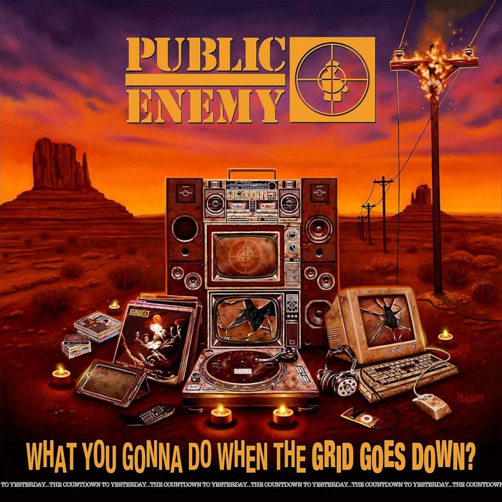 PHOTO: The album cover for Public Enemy's "What You Gonna Do When The Grid Goes Down?," 2020.