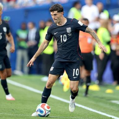 PHOTO: Christian Pulisic (R) of USA in action against Timothy Castagne of Belgium during the FIFA World Cup 2026 Round of 16 match USA against Belgium, in Seattle, July 6, 2026.