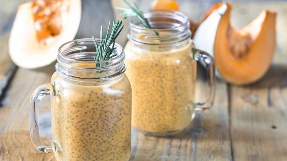 Pumpkin chia seed pudding