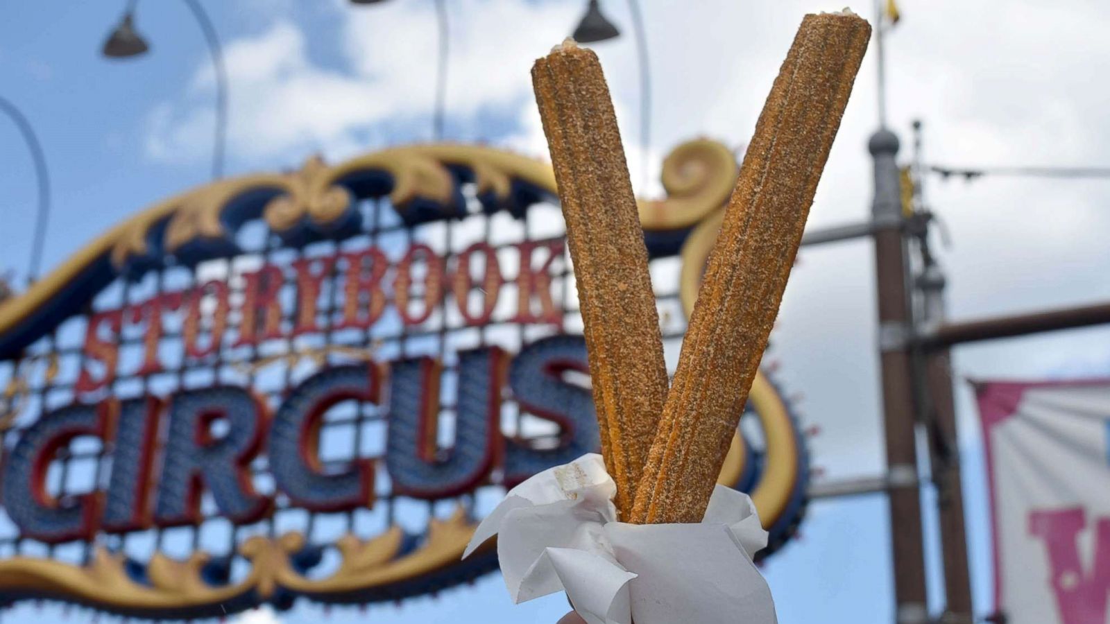 PHOTO: The Pumpkin Churro has debuted at Walt Disney World.