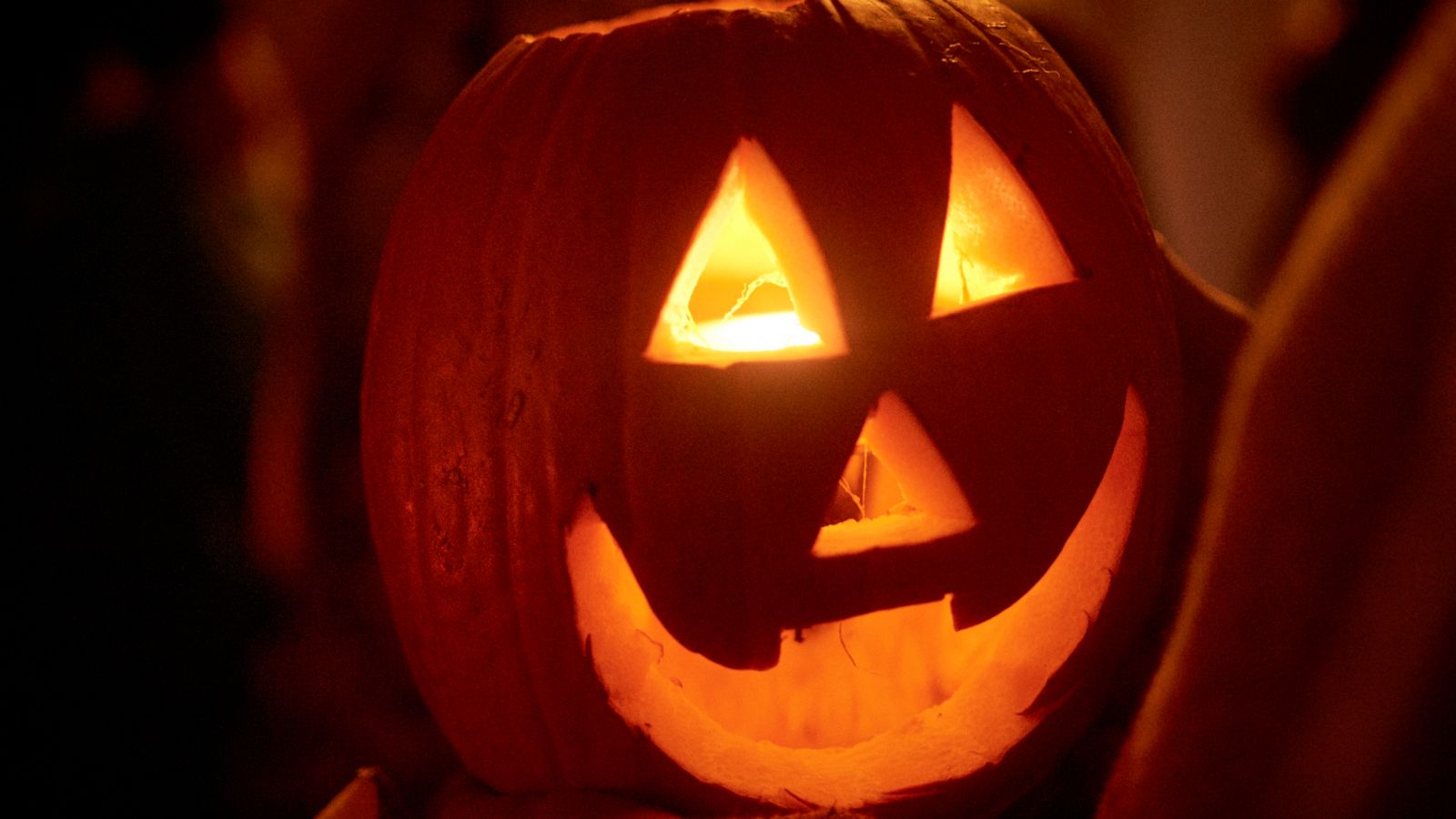 PHOTO: A pumpkin during the Night Of Souls In Radiquero, a village near Huesca, Spain, Nov. 1, 2019.