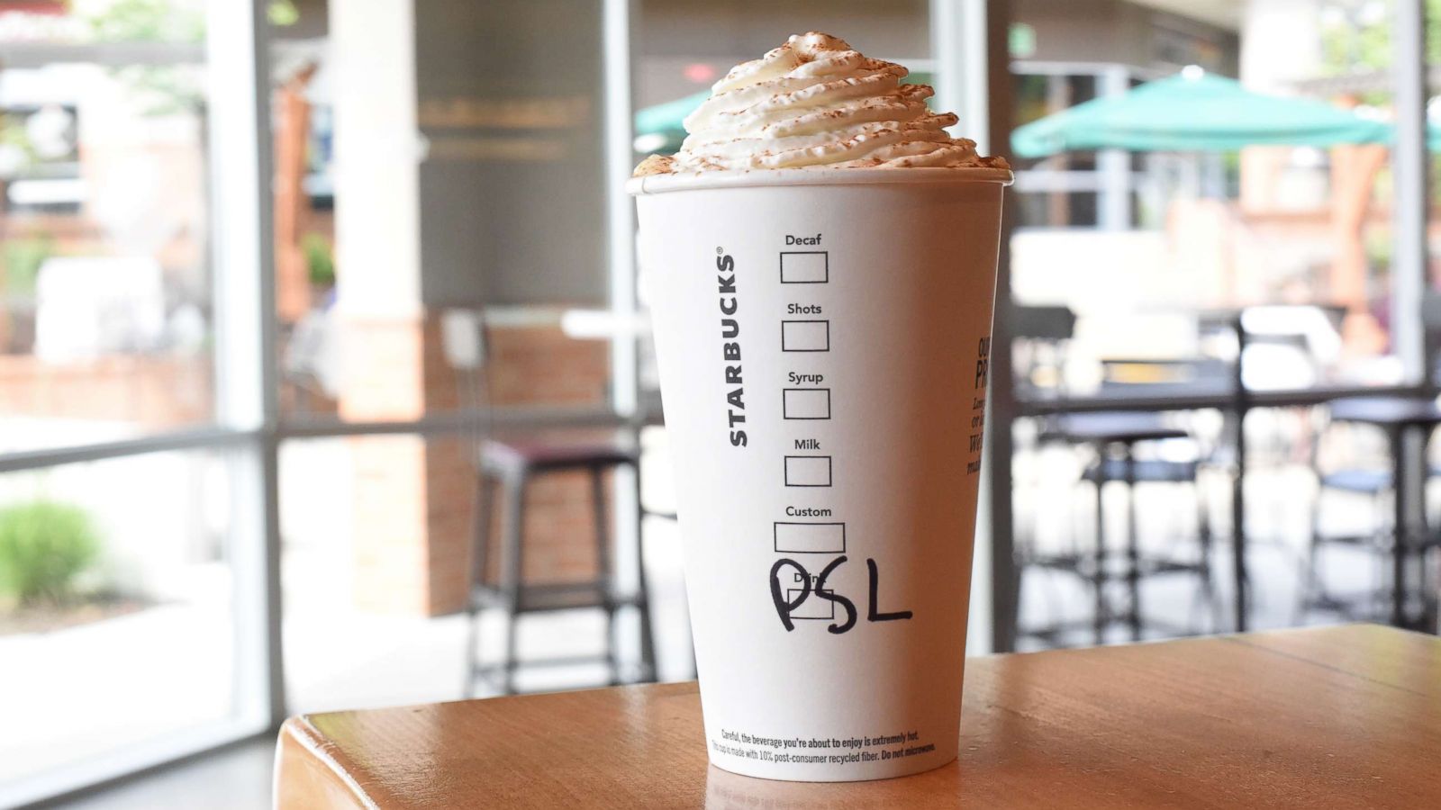 PHOTO: Pumpkin Spice Lattes are back by popular demand at Starbucks for the 15th consecutive year.