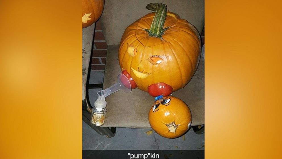 Taylor Tignor created the pumpkin carving with her family in hopes of inspiring other women.