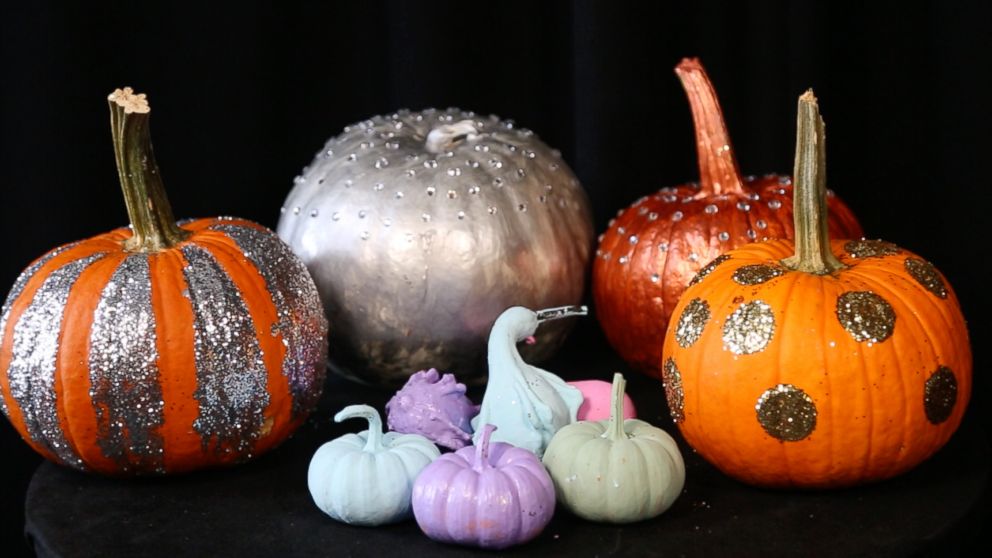 PHOTO: "Good Morning America" worked with a crafter to create DIY pumpkin ideas to glam up your front porch this Halloween. 