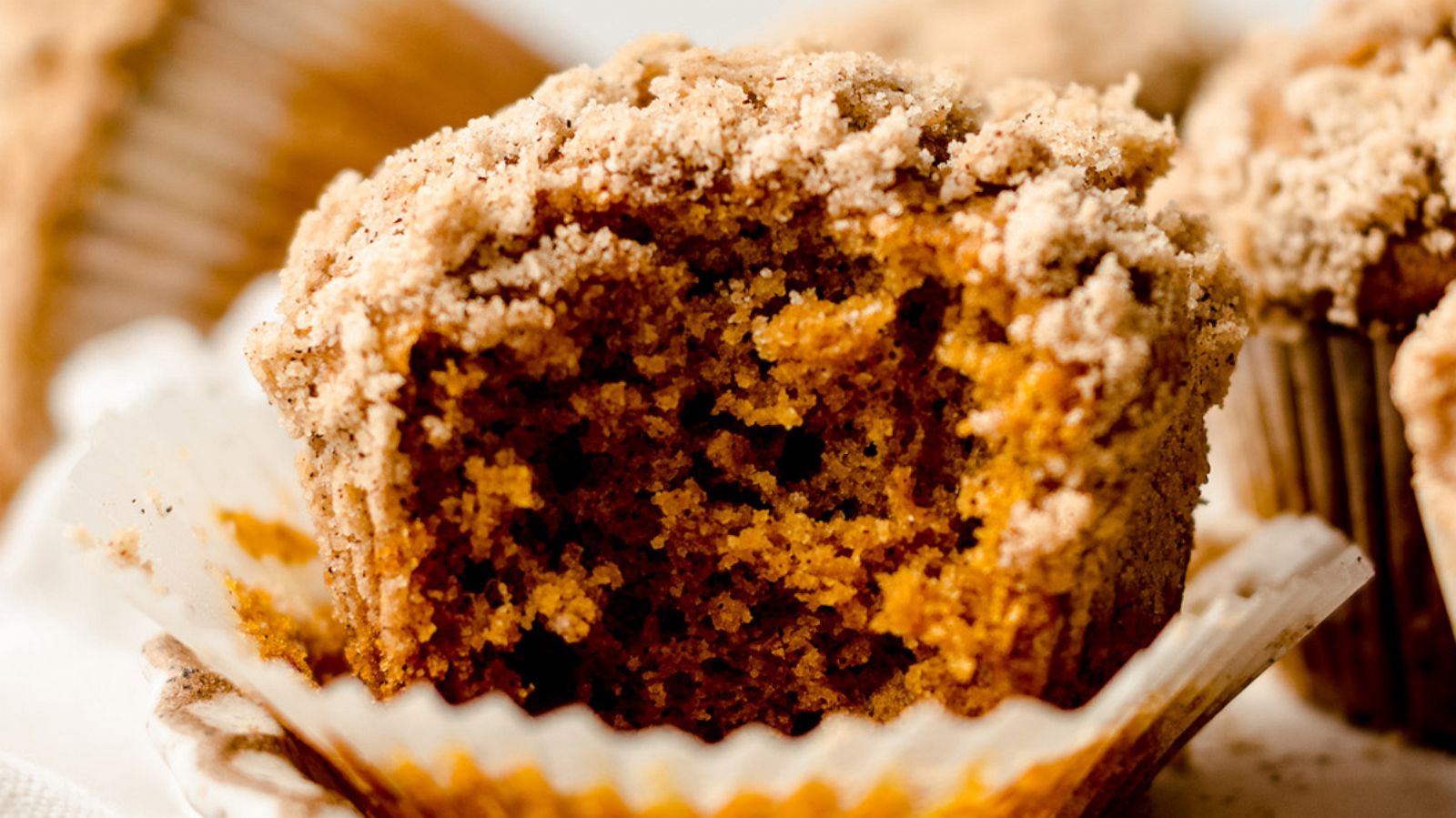 PHOTO: Pumpkin streusel muffins are a perfect fall treat.