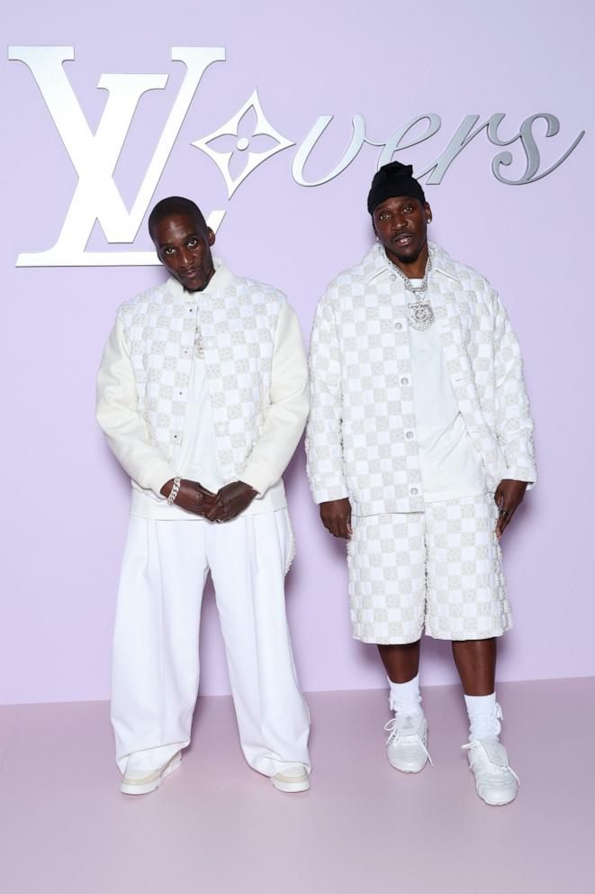 PHOTO: No Malice and Pusha T attend the Louis Vuitton Menswear Fall-Winter 2025/2026 show as part of Paris Fashion Week, Jan. 21, 2025, in Paris.