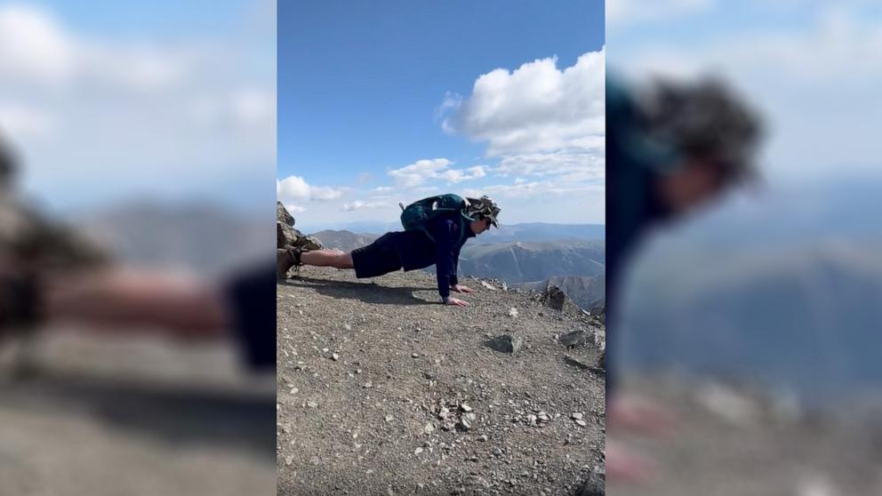 PHOTO: Kevin Cullum, a 35-year-old dad has achieved an extraordinary milestone, completing 1 million push ups since he began tracking his journey in 2015.