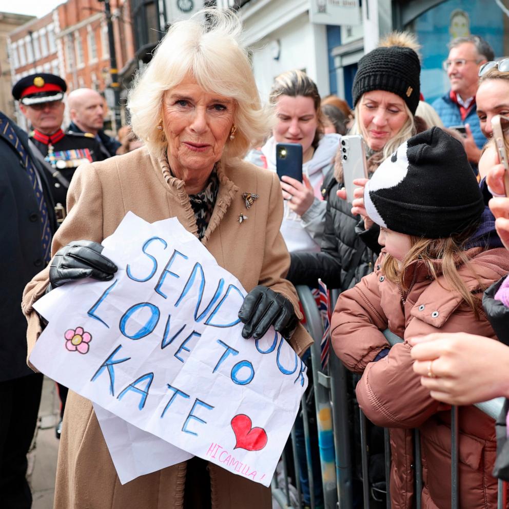 Queen Camilla receives well wishes for Kate Middleton after cancer ...