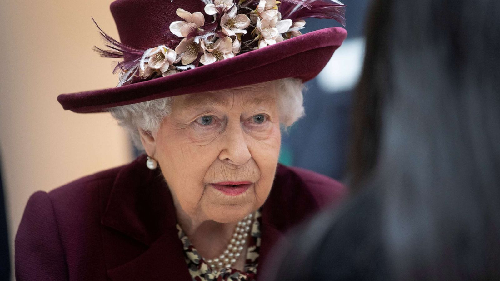 PHOTO: Queen Elizabeth talks with MI5 officers during a visit to the headquarters of MI5 in London, Feb. 25, 2020.