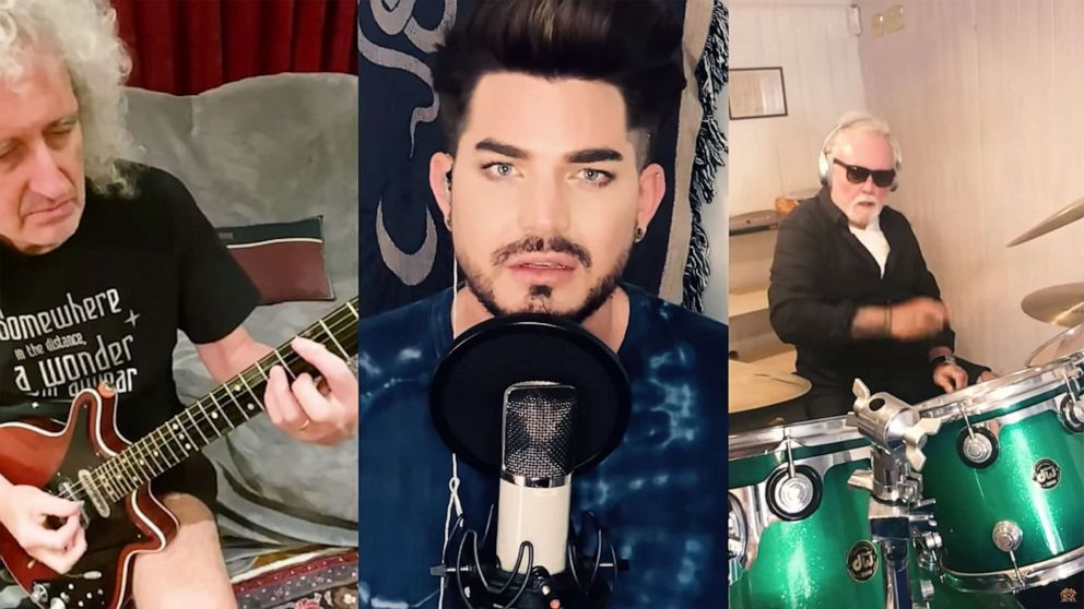 Queen + Adam Lambert put a quarantine spin on 'We Are the Champions ...