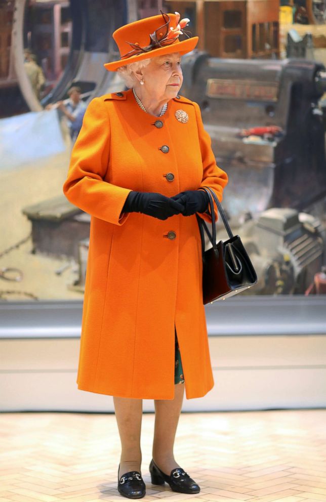 PHOTO: Britain's Queen Elizabeth visits the Science Museum in London, March 7, 2019.