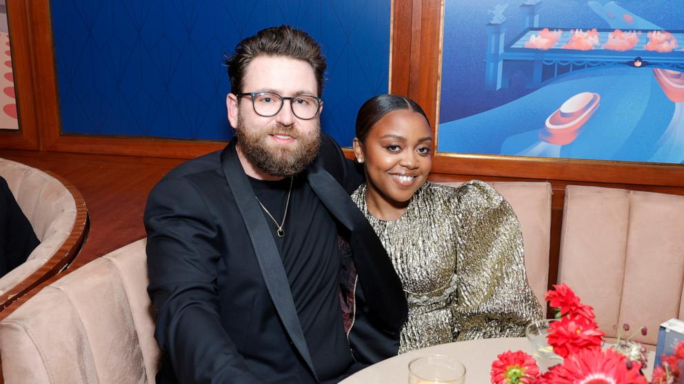 PHOTO: In this Oct. 24, 2023, file photo, Kevin Jay Anik and Quinta Brunson attend Neiman Marcus Creates the Magic Holiday Launch Event at Sunset Tower Hotel in Los Angeles.