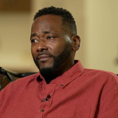 PHOTO: "Blind Side" actor Quinton Aaron speaks with ABC News' Steve Osunsami in an interview airing on "Good Morning America" on April 20, 2026.