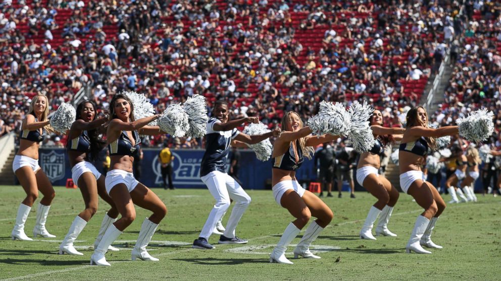 Rams' male cheerleaders make NFL history at Super Bowl - Los Angeles Times