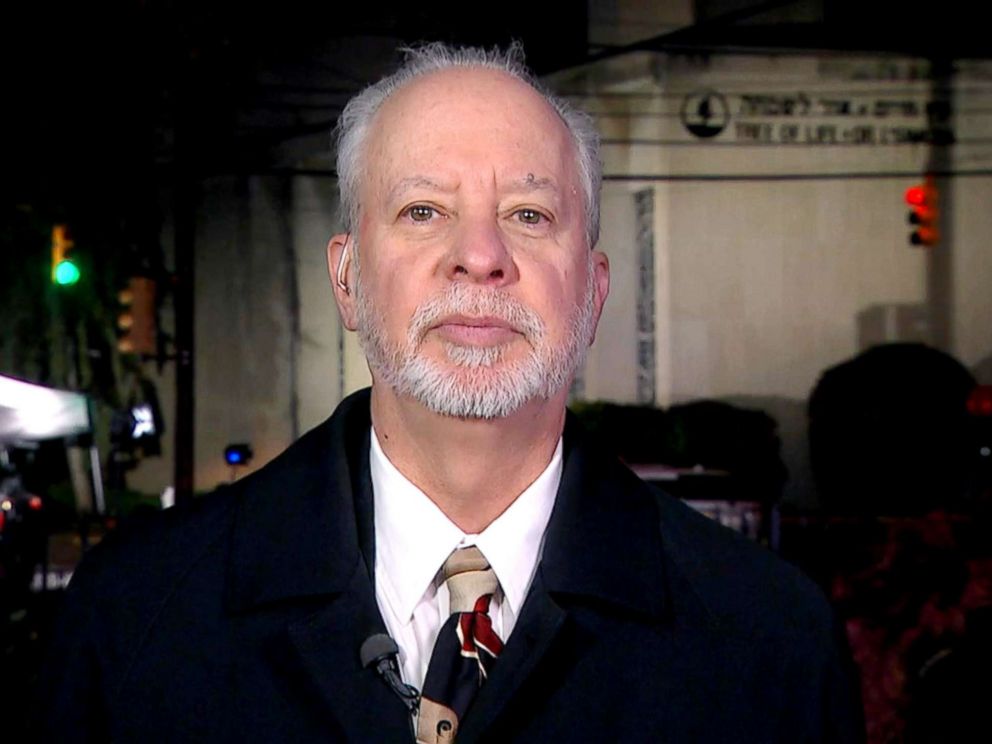 PHOTO: Rabbi Jeffrey Myers of the Tree of Life synagogue in Pittsburgh, speaks to Good Morning America, Oct. 29, 2018.