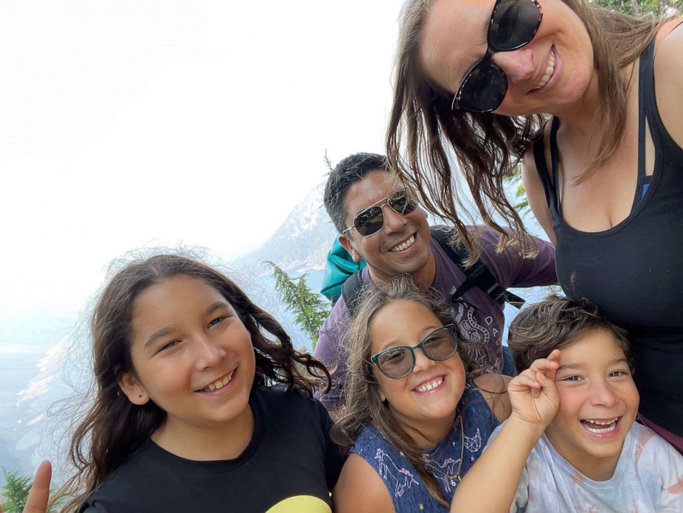 PHOTO: Libby Gonzales, far left, poses with her family, who live in Dallas, Texas.