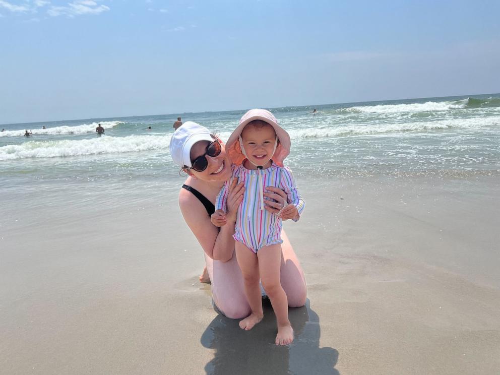 PHOTO: Rachel Katz, a coordinating producer for "ABC News Live," poses with her daughter, Reese.