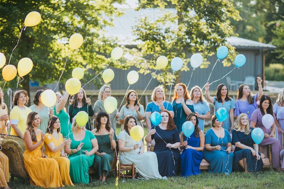 PHOTO: Ashley Sargent of Ashley Sargent Photography photographed a group of mothers with their "rainbow babies" in Alabama.