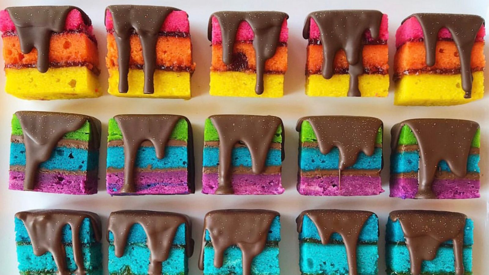 PHOTO: Rainbow cookies from Zola Bakes.