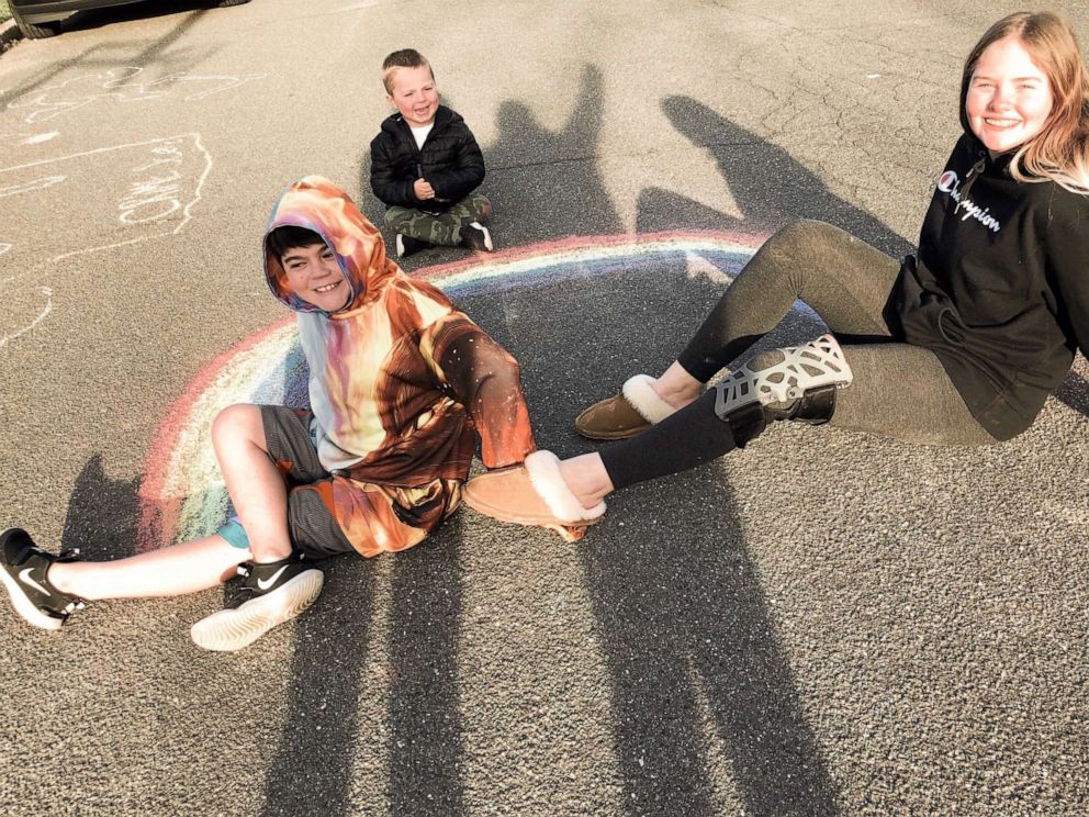 PHOTO: The Facebook page, Rainbows over Nassau and Suffolk Counties and Beyond, has 27,000 members in counting with families hoping to spread joy around several communities.