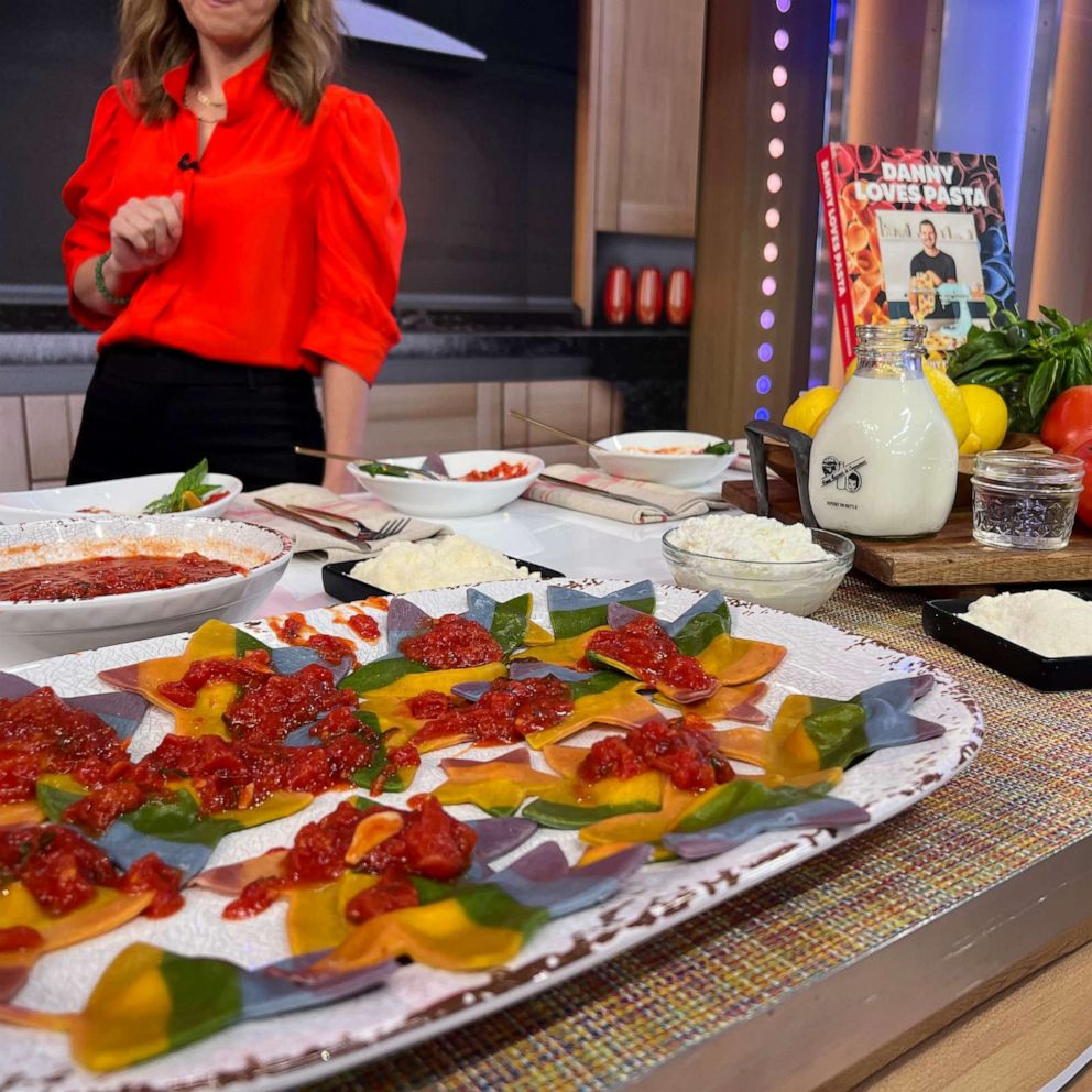 PHOTO: Danny Loves Pasta drops by "GMA3" to make a special pasta in honor of Pride Month.